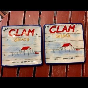 Certified International The Clam Shack Plate